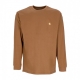 maglietta manica lunga uomo l/s chase t-shirt HAMILTON BROWN/GOLD