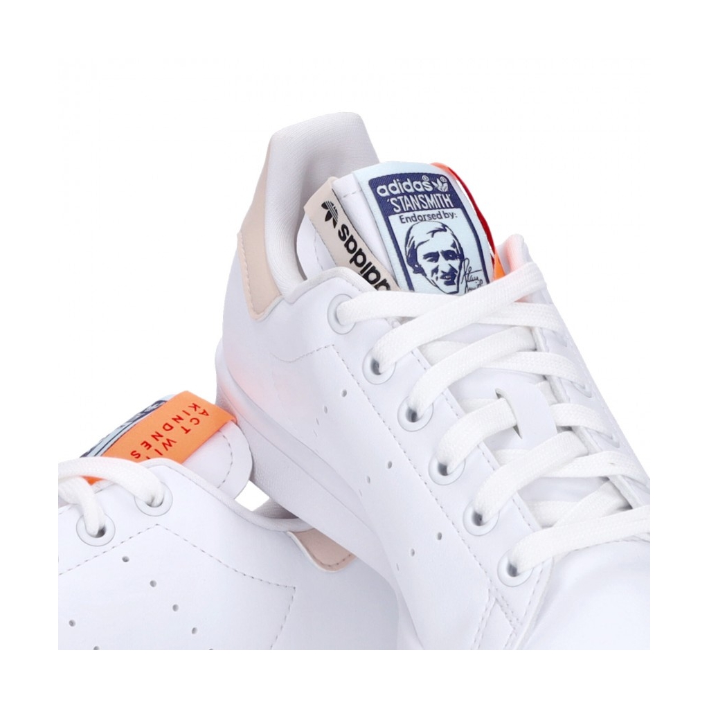 scarpa bassa donna stan smith w CLOUD WHITE/BLISS ORANGE/ALMOST BLUE