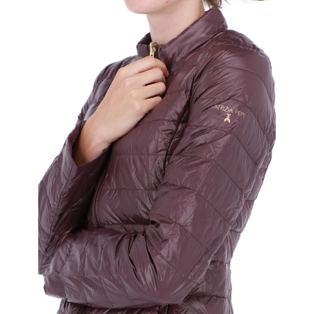 Piumino Patrizia Pepe Donna Jacket Packable BAZON PURPLE