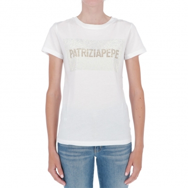 Maglia Patrizia Pepe Donna Tshirt BIANCO OTTICO