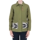 Giacca ScotchSoda Donna Embroided Field Jacket 0115 ARMY