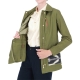 Giacca ScotchSoda Donna Embroided Field Jacket 0115 ARMY