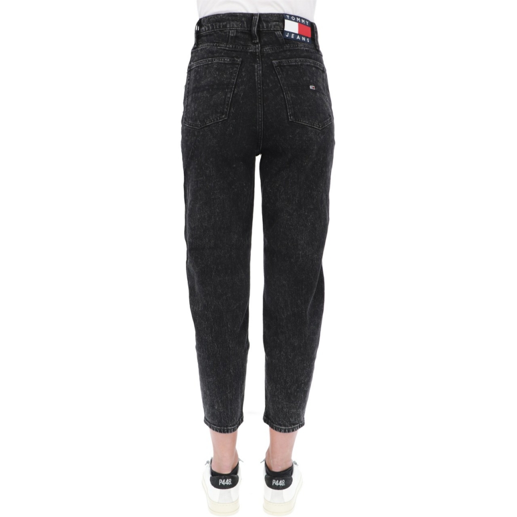 Jeans Tommy Hilfiger Jeans Donna Mom Jean Taper 1BZ DENIM BLACK