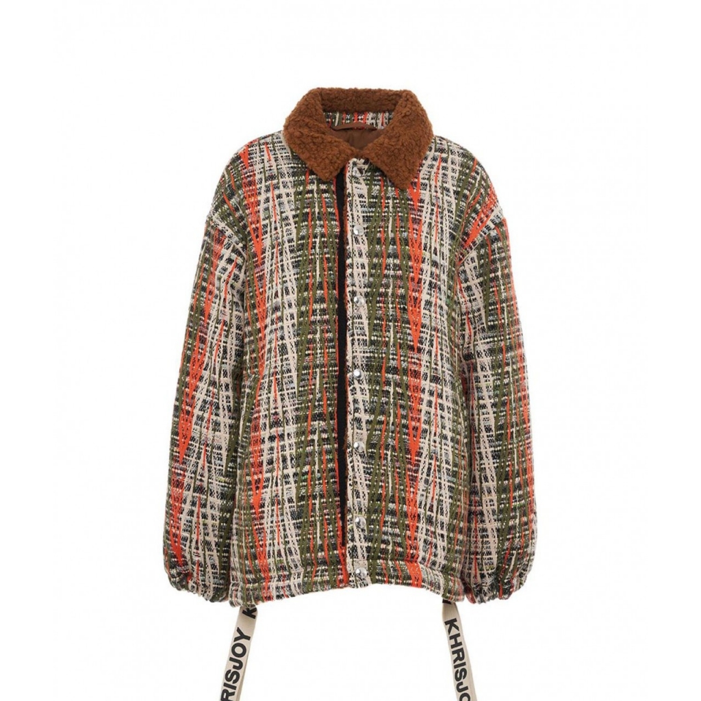 Eco-piumino Coach Tweed multicolore