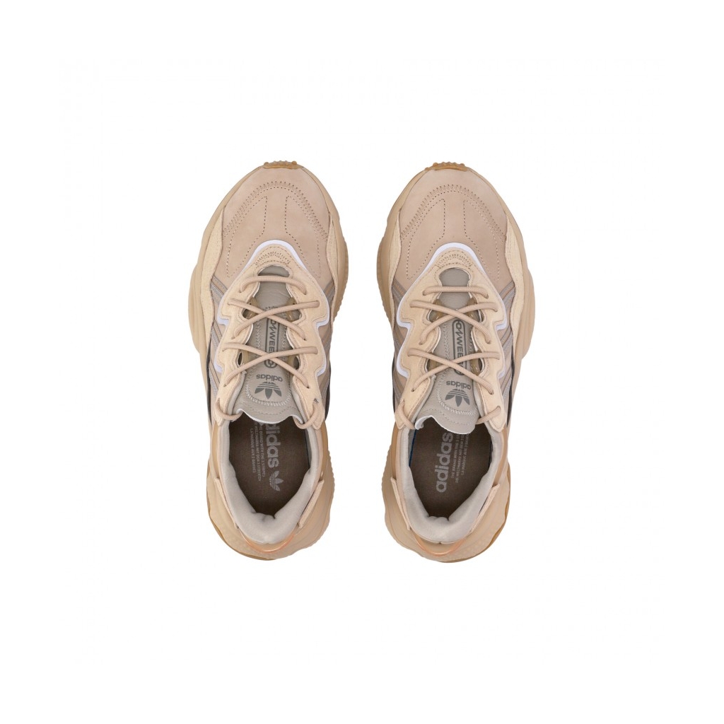 scarpa bassa uomo ozweego ST PALE NUDE/LIGHT BROWN/SOLAR RED