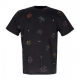 maglietta uomo dlynr x pokemon pattern tee BLACK