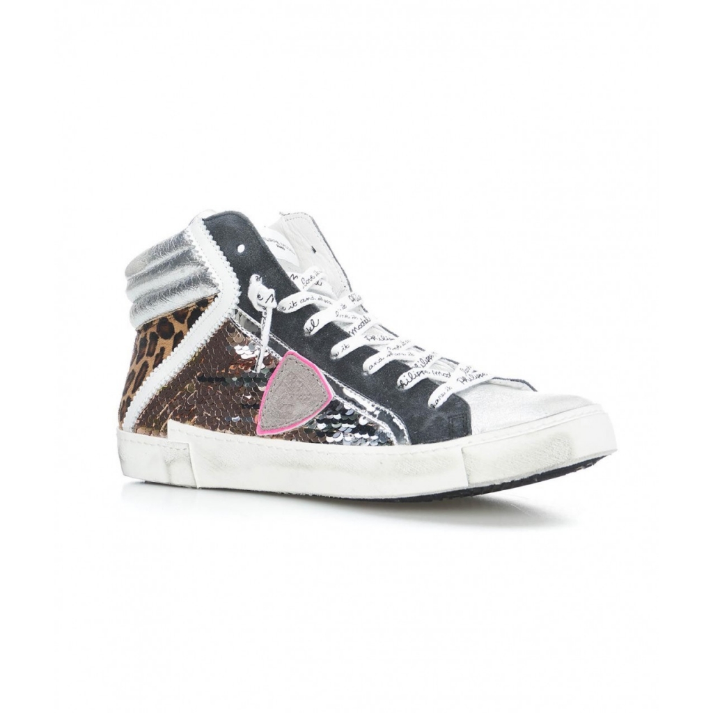 High top sneakers PRSX High argento