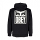 felpa cappuccio uomo eyes icon hood premium fleece BLACK