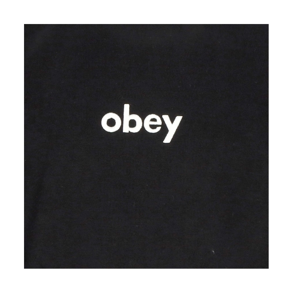 felpa girocollo uomo lowercase crew specialty fleece BLACK