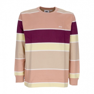 maglietta manica lunga uomo nationale stripe l/s tee ITALIAN CLAY MULTI