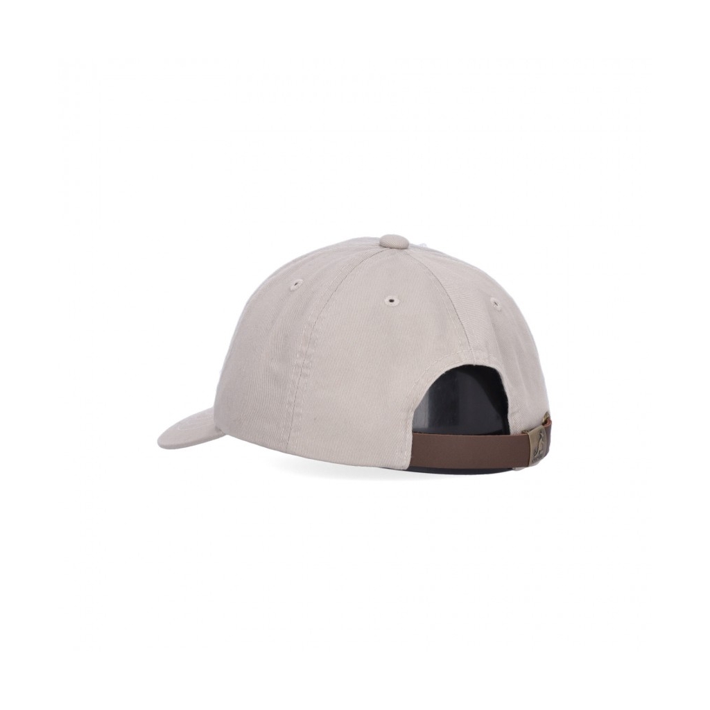 cappellino visiera curva uomo washed baseball KHAKI