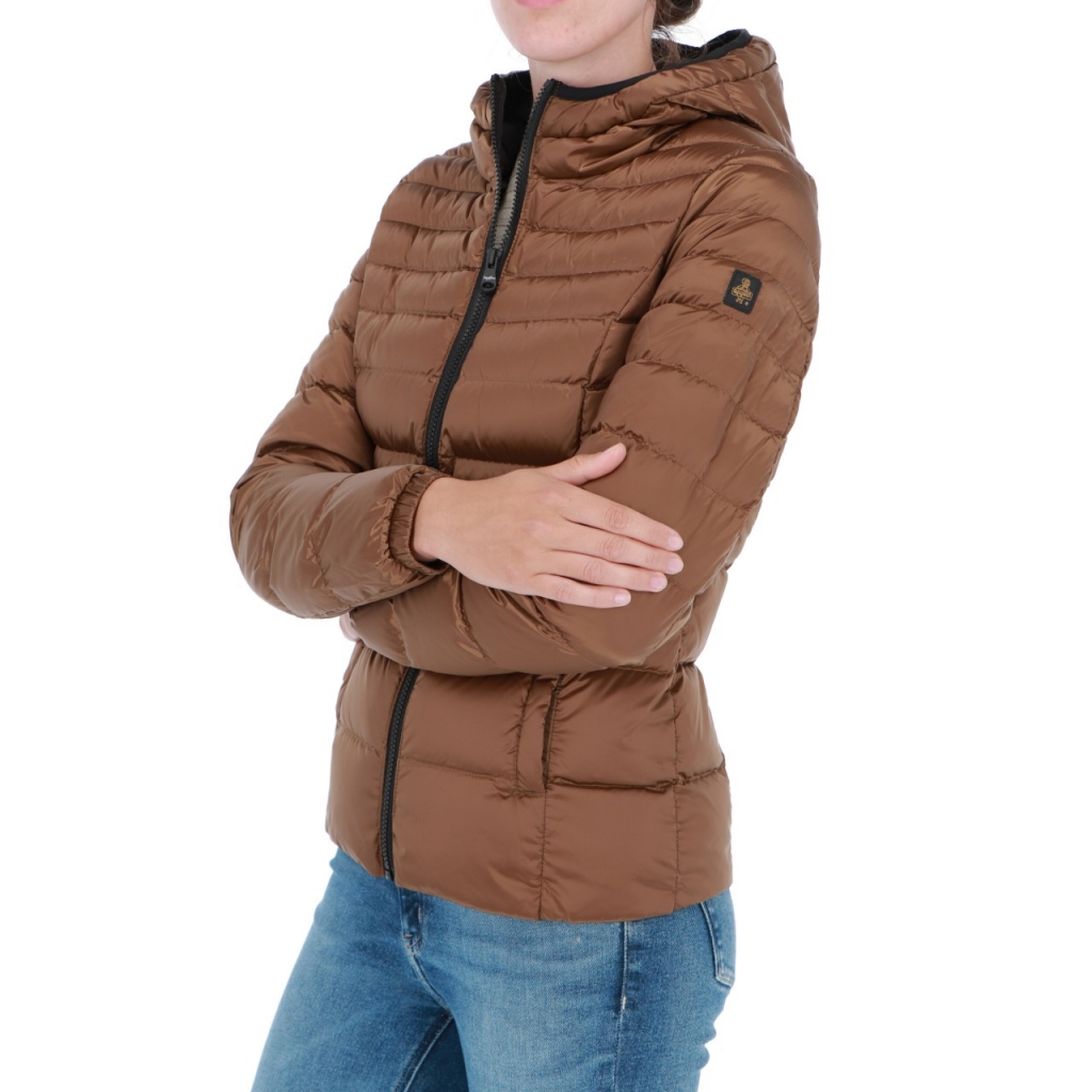 Piumino Refrigiwear Donna Mead Cappuccio BRUNETTE