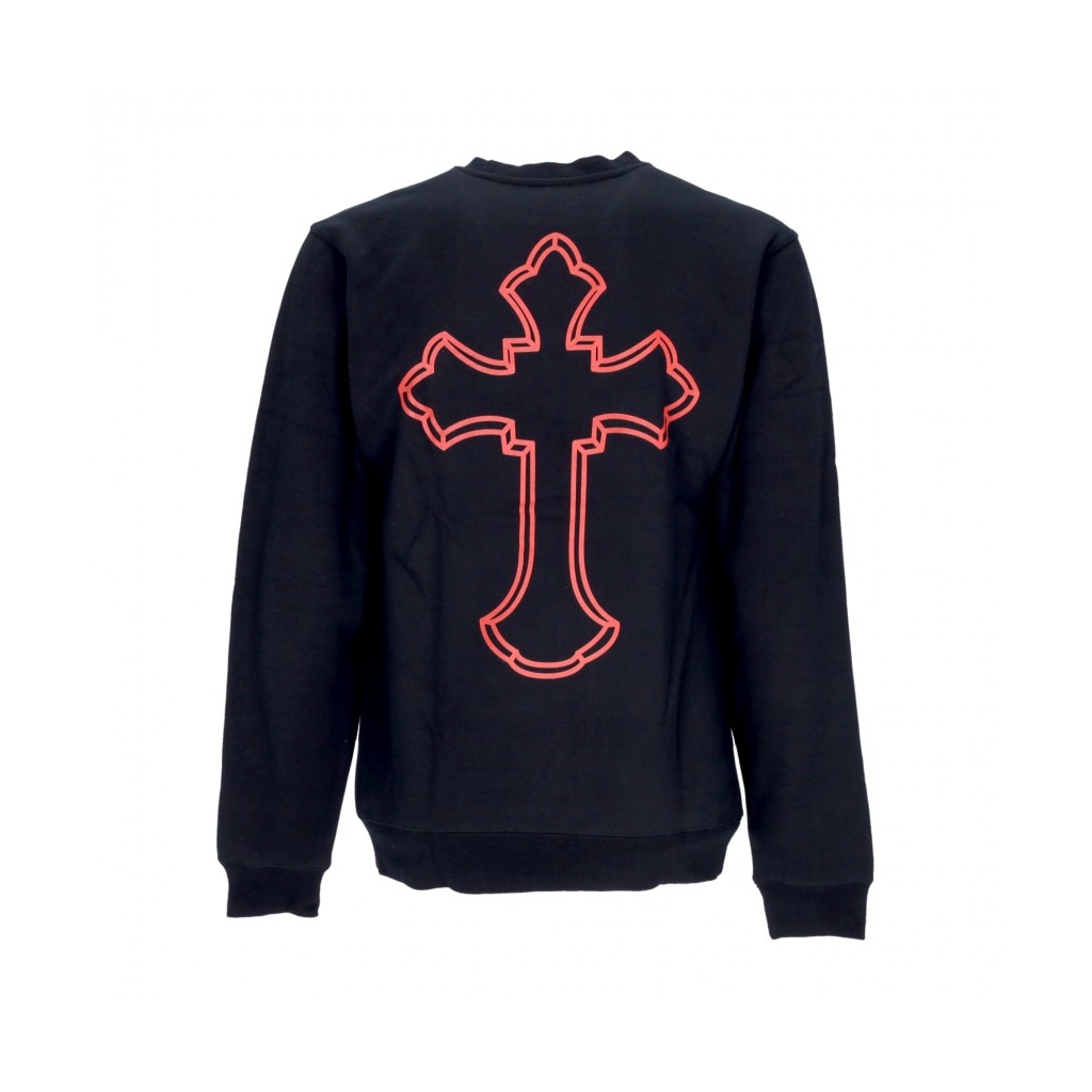 felpa girocollo uomo legend crewneck x tupac BLACK