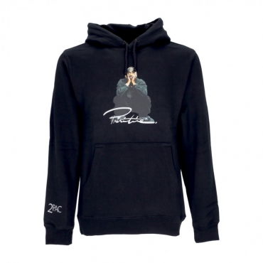 felpa cappuccio uomo shakur hood x tupac BLACK