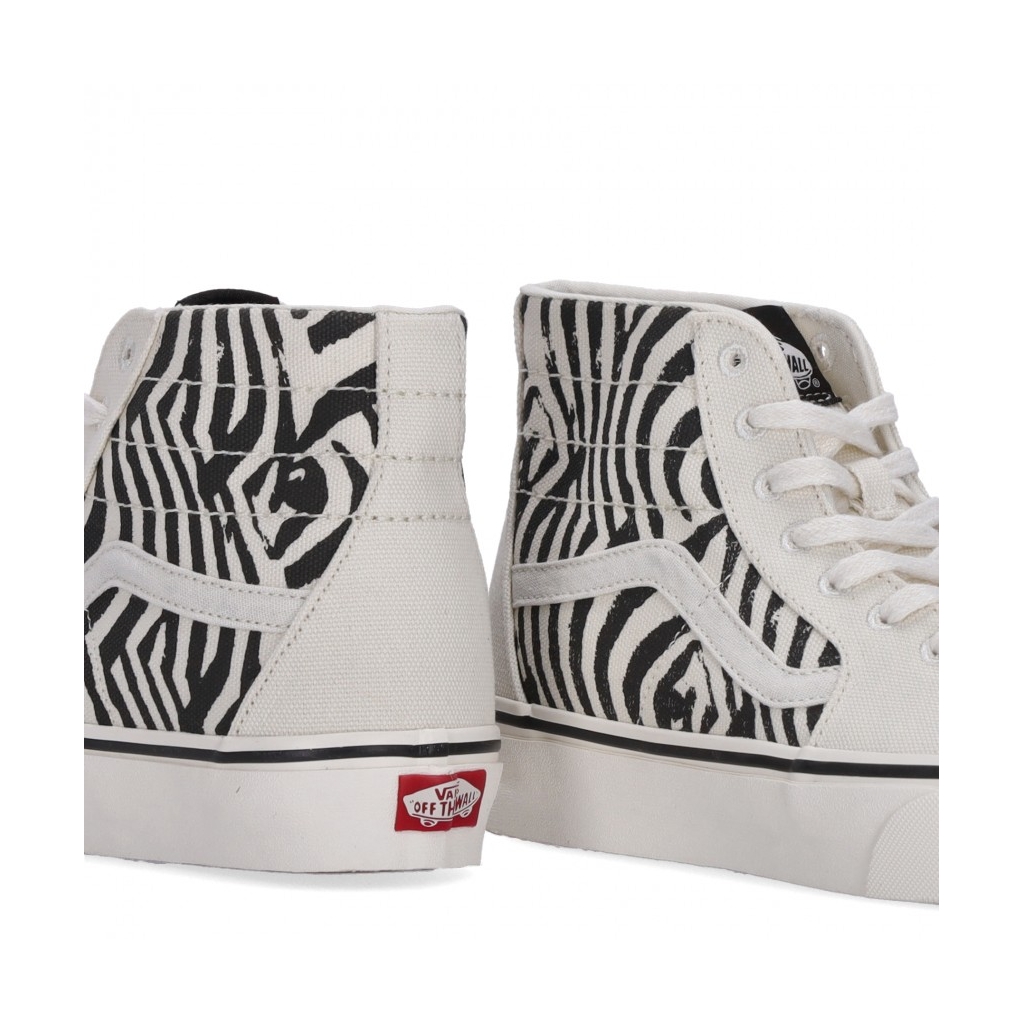 scarpa alta uomo sk8-hi tapered ZEBRA