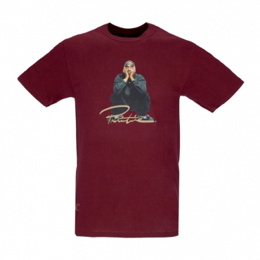 maglietta uomo shakur tee x tupac BURGUNDY