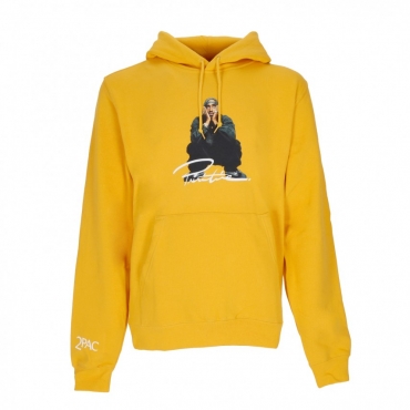 felpa cappuccio uomo shakur hood x tupac GOLD