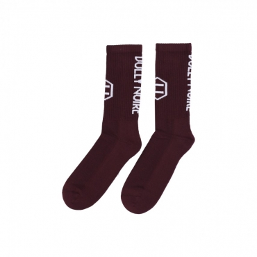 calza media uomo frontal hexagon socks BORDEAUX