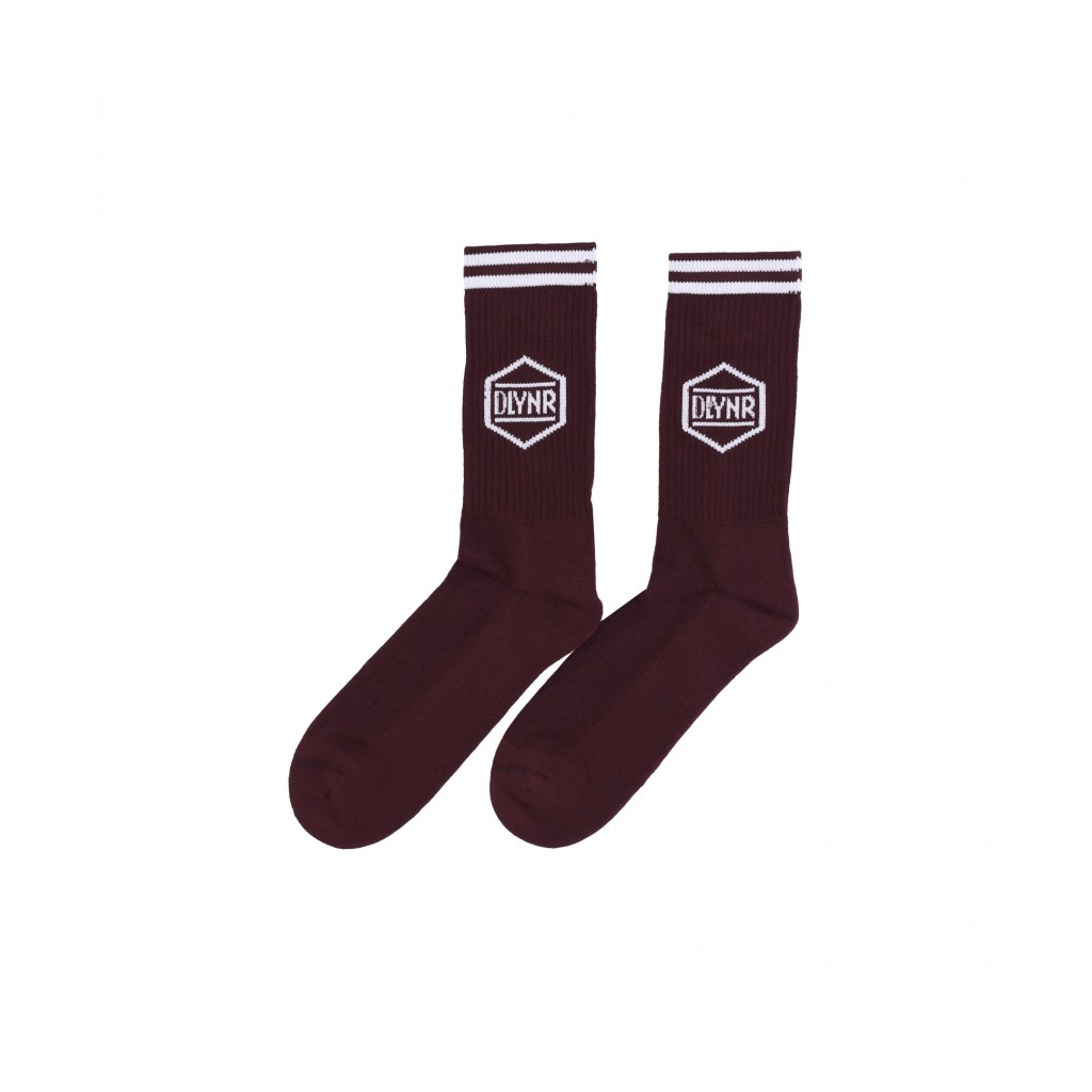 calza media uomo dlynr socks BORDEAUX