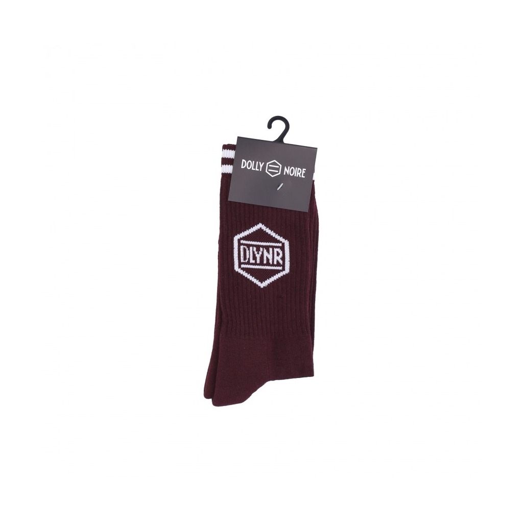 calza media uomo dlynr socks BORDEAUX