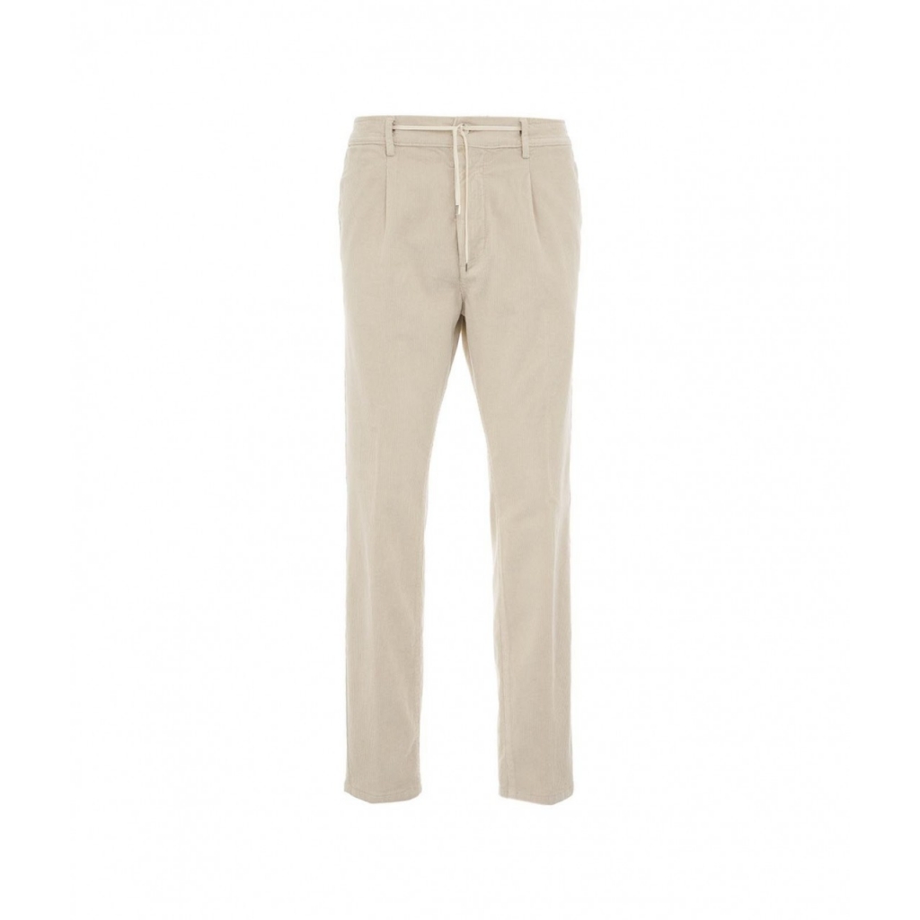 Pantaloni a coste beige