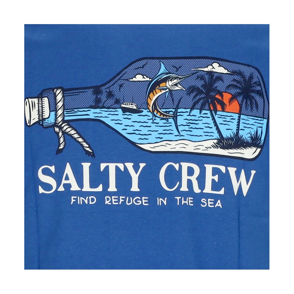 maglietta uomo message premium tee ROYAL