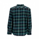 camicia manica lunga uomo lumber shirt NAVY BLACK