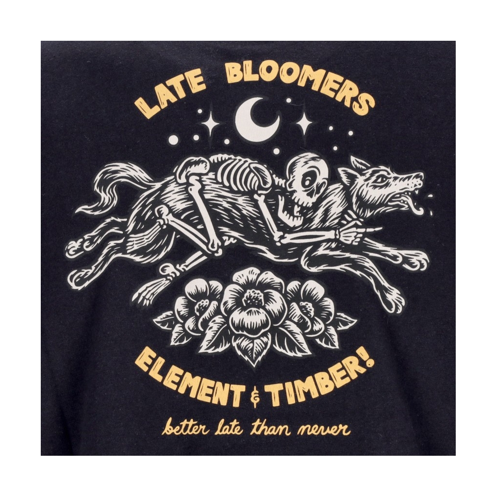 maglietta uomo the rider tee x timber FLINT BLACK
