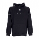 felpa cappuccio uomo essential hoodie BLACK