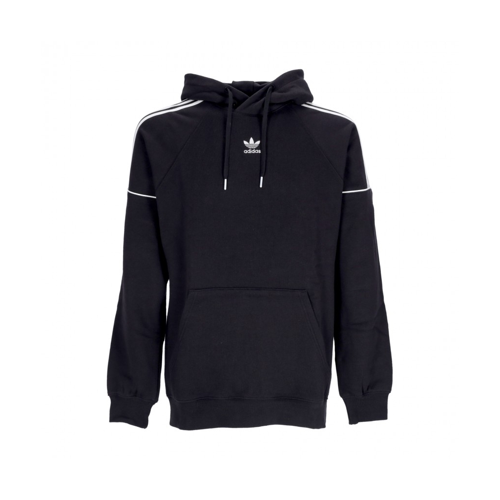 felpa cappuccio uomo essential hoodie BLACK