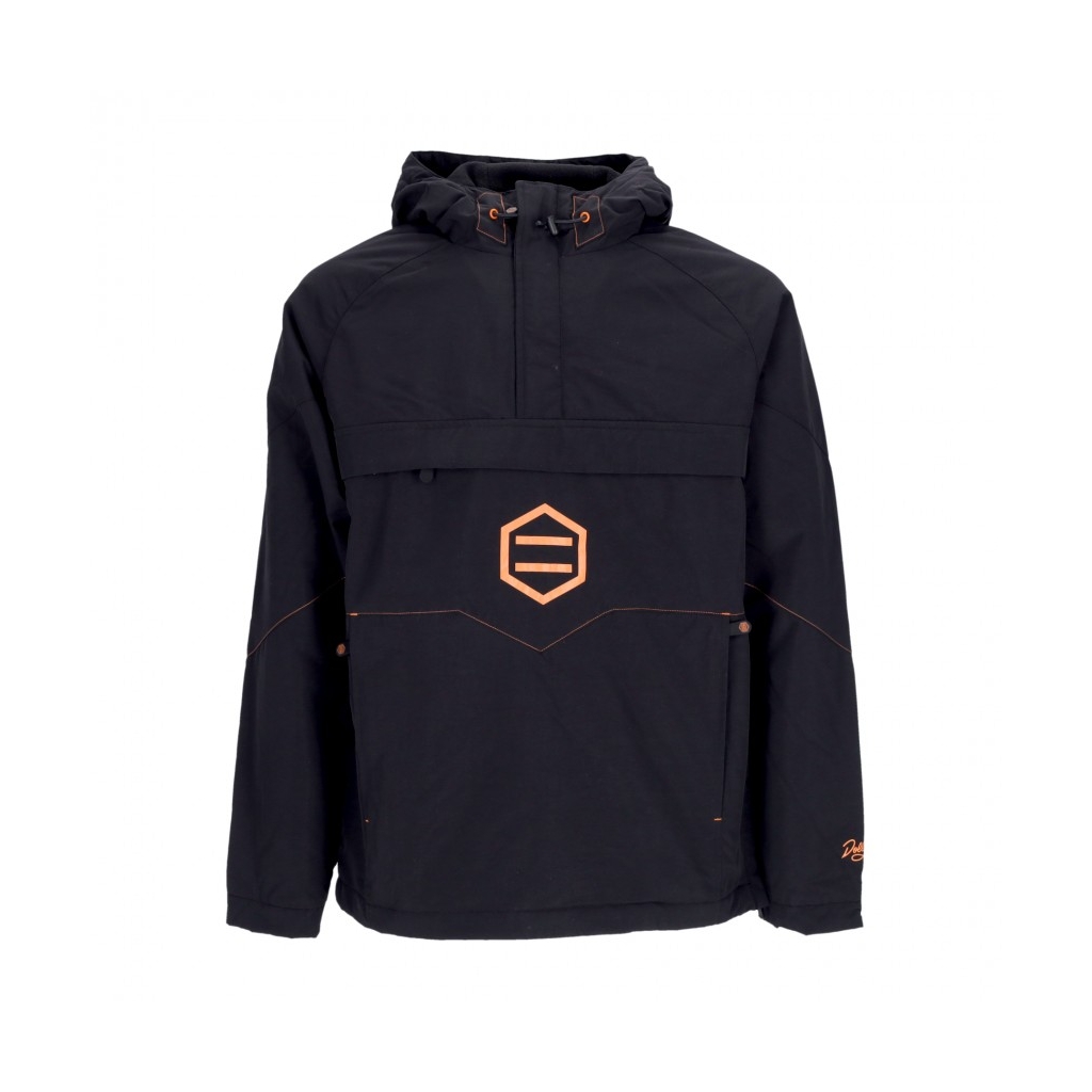 giaccone infilabile uomo anorak jacket BLACK/ORANGE