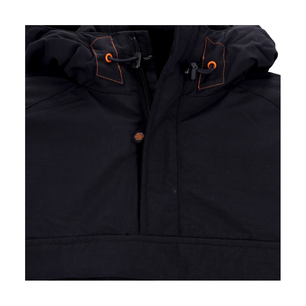 giaccone infilabile uomo anorak jacket BLACK/ORANGE