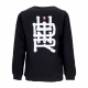 felpa girocollo uomo ideogram barcellona x dlynr crewneck BLACK