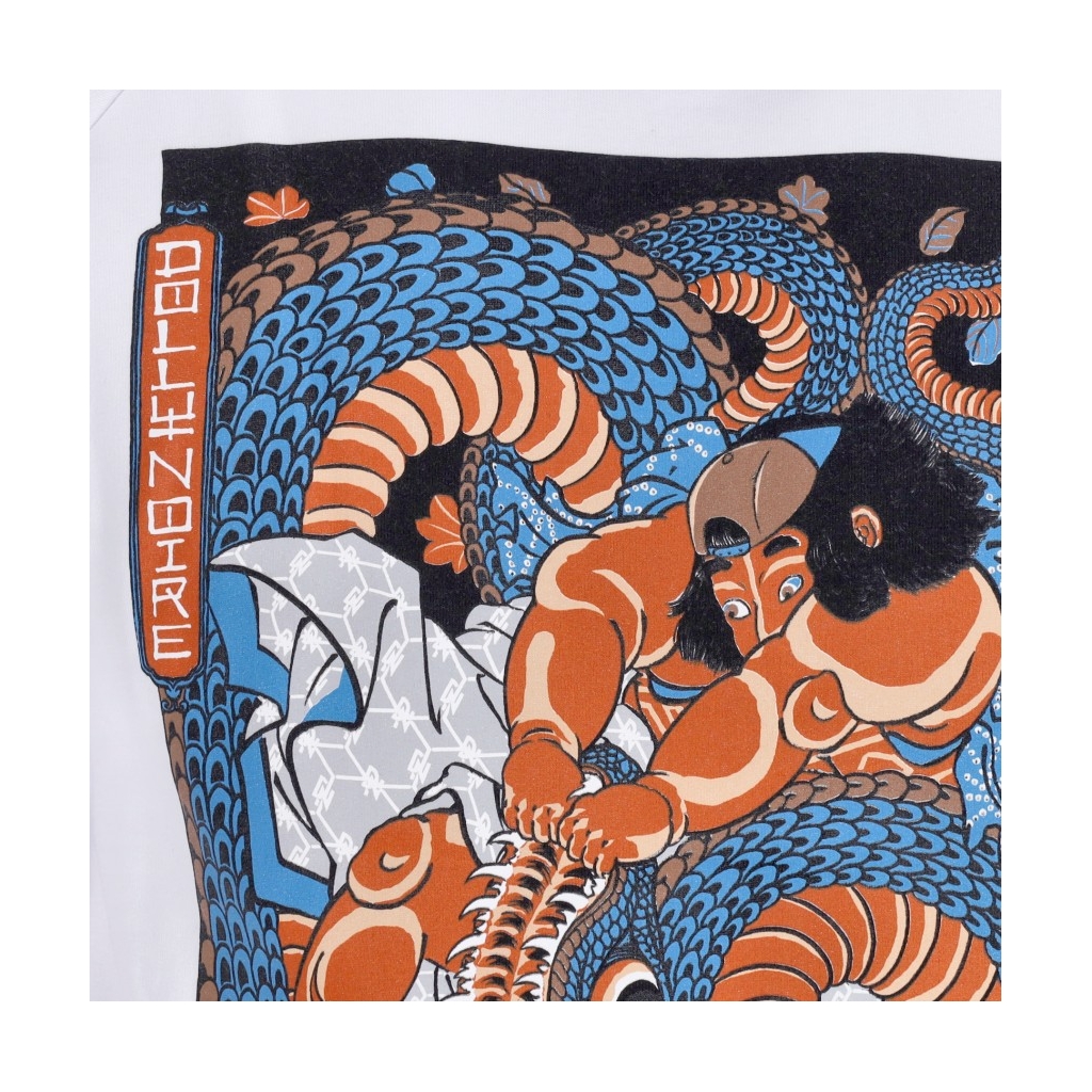 felpa cappuccio uomo kunyoshi hoodie WHITE/RED/BLUE