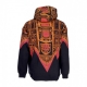 felpa cappuccio uomo bench milano hoodie oversize BLACK/ORANGE