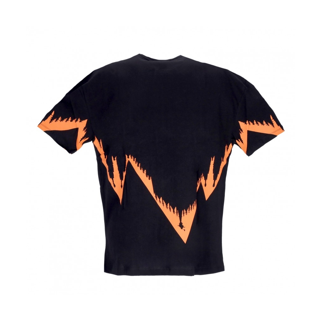 maglietta uomo bench milano outline oversize tee BLACK/ORANGE
