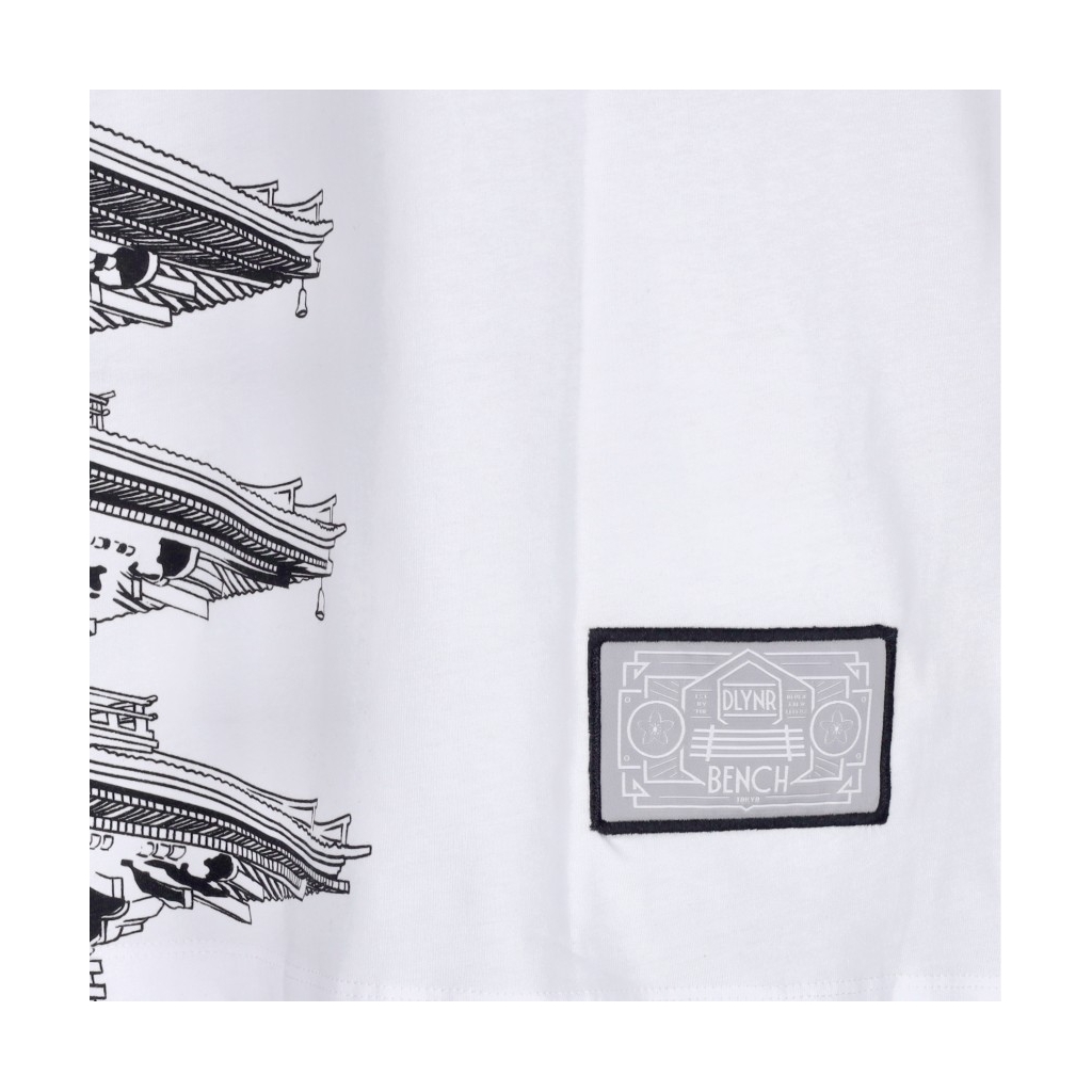 maglietta uomo bench tokyo kimono tee WHITE/BLACK