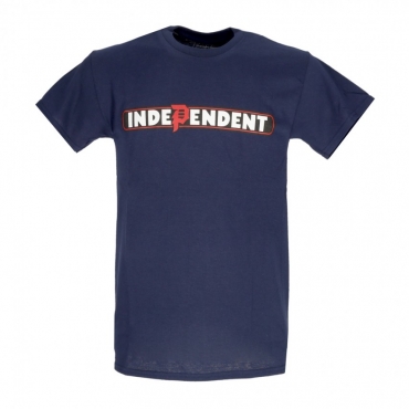 maglietta uomo bar tee x independent NAVY