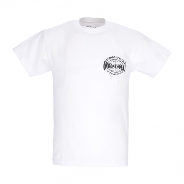 maglietta uomo global tee x independent WHITE