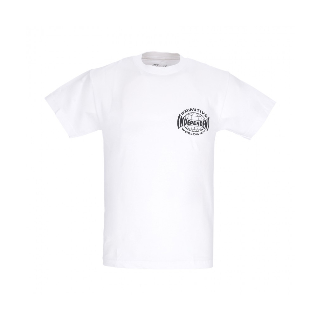 maglietta uomo global tee x independent WHITE