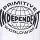 maglietta uomo global tee x independent WHITE