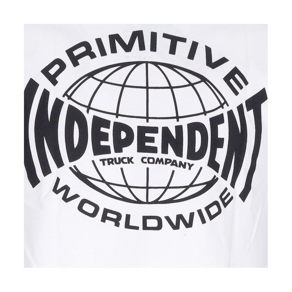 maglietta uomo global tee x independent WHITE