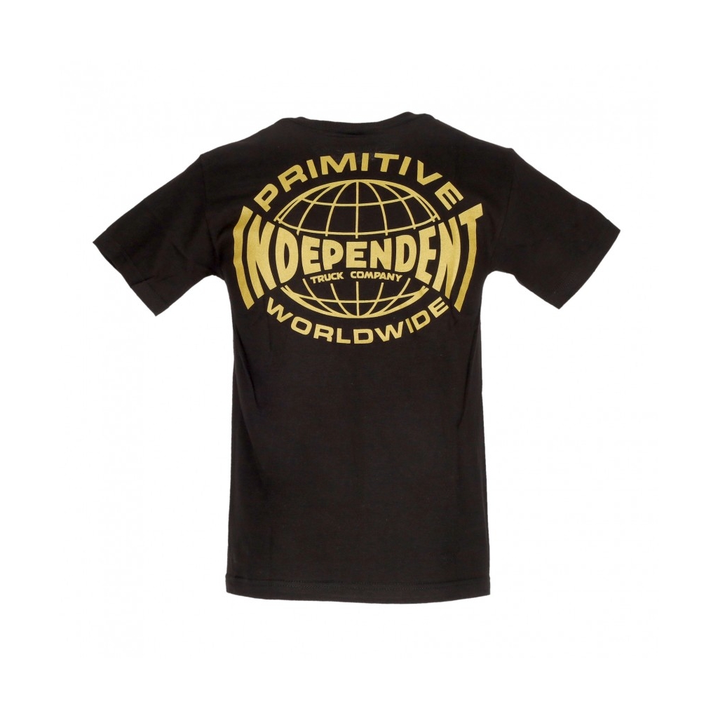 maglietta uomo global tee x independent BLACK