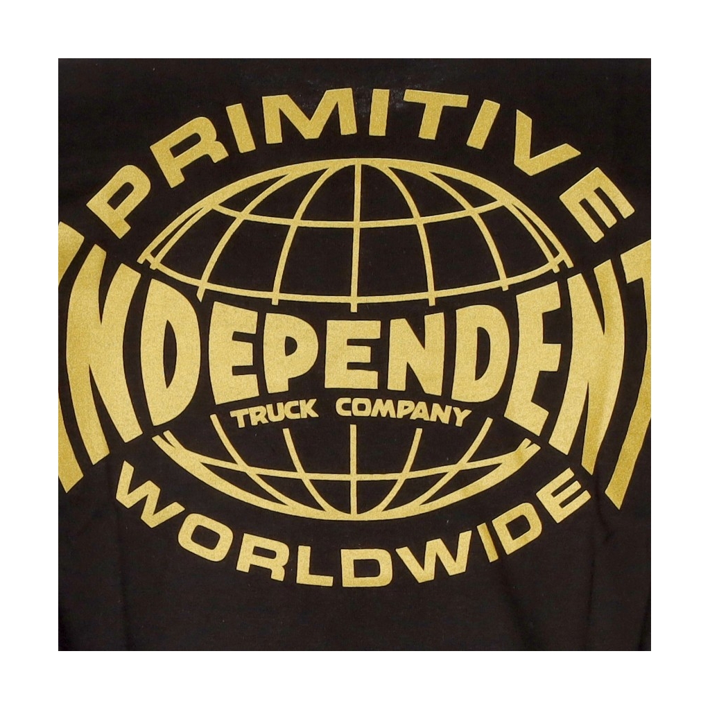 maglietta uomo global tee x independent BLACK