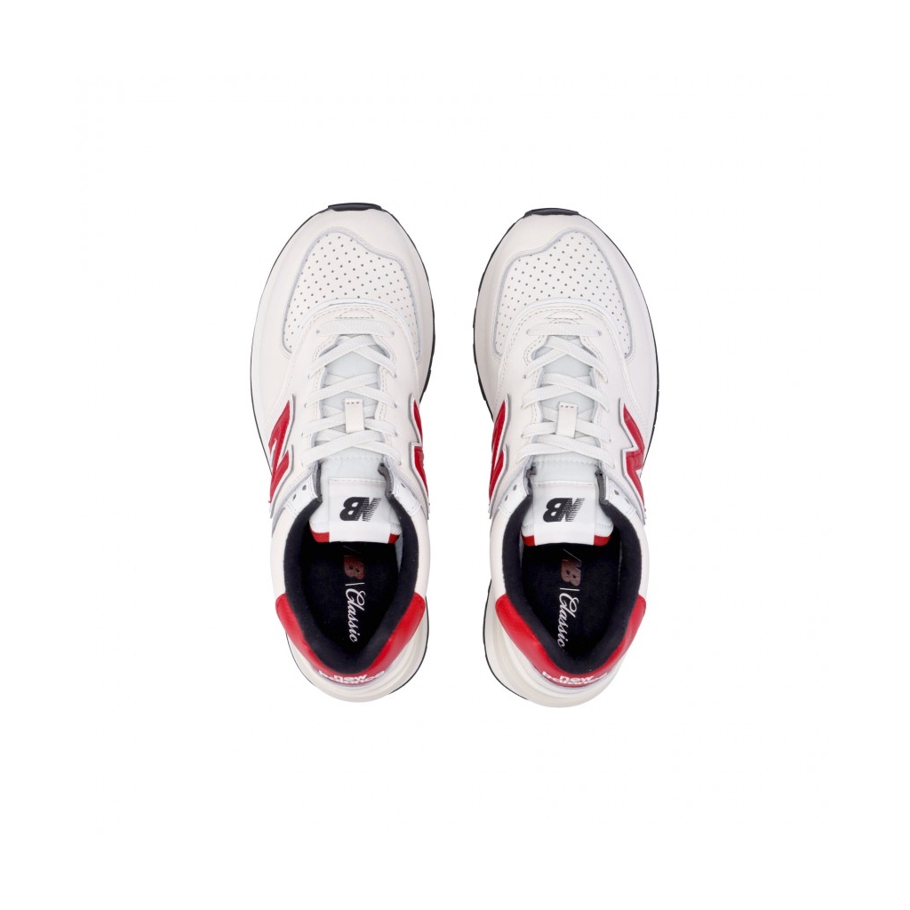 scarpa bassa uomo 574 WHITE/RED