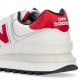 scarpa bassa uomo 574 WHITE/RED