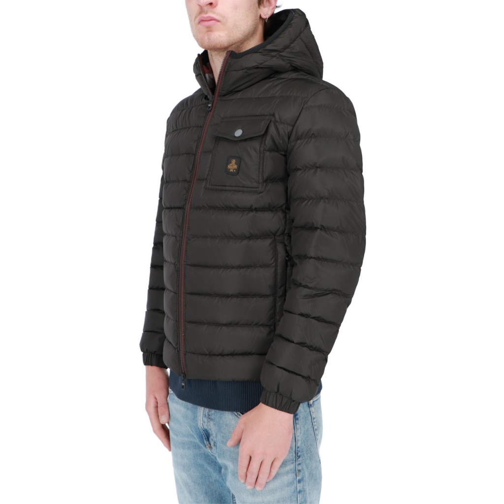 Giacca Refrigiwear Uomo Piuma Cappuccio Hunter Jacket MUSTANG