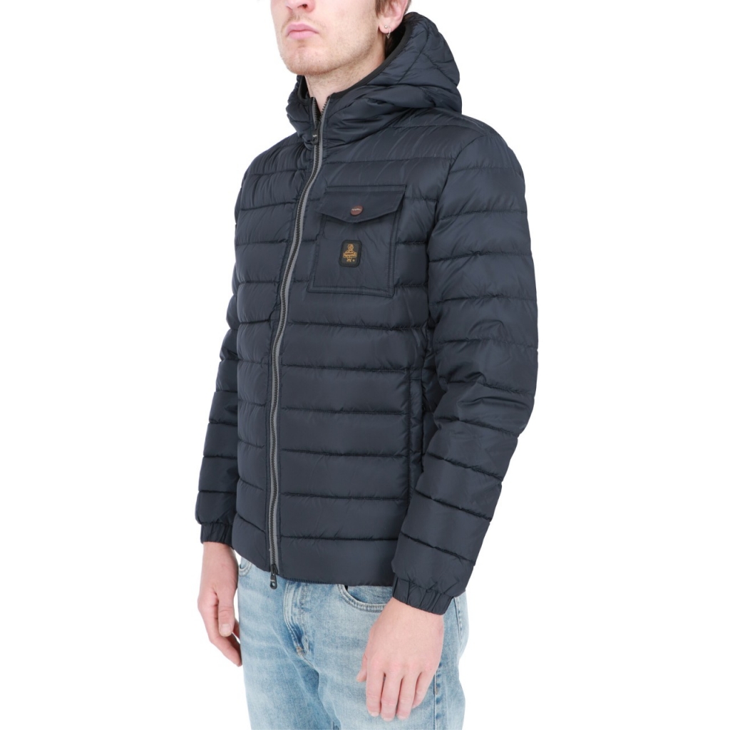 Giacca Refrigiwear Uomo Piuma Cappuccio Hunter Jacket DARK BLUE