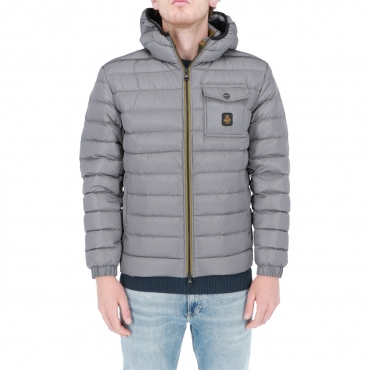 Giacca Refrigiwear Uomo Piuma Cappuccio Hunter Jacket GRIGIO