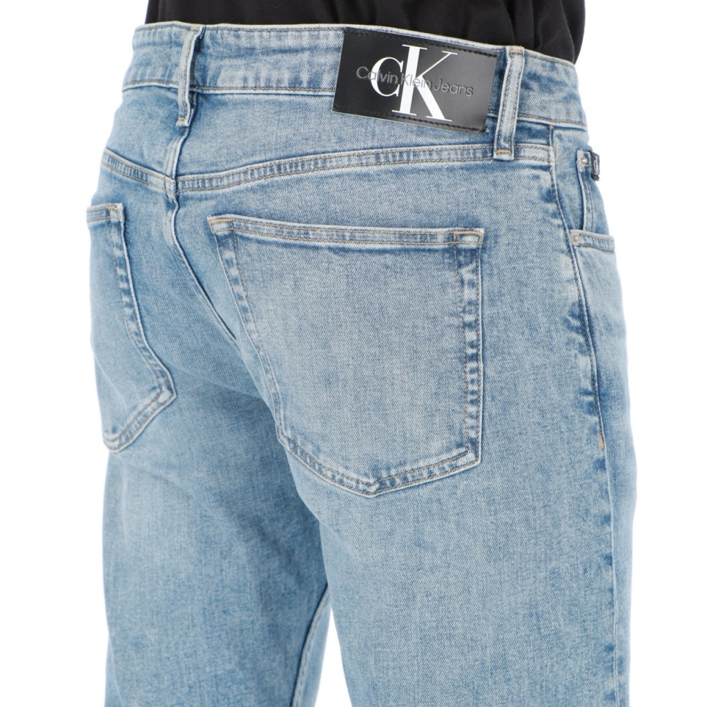 Jeans Calvin Klein Jeans Uomo Slim Taper L 32 1AA DENIM LIGHT